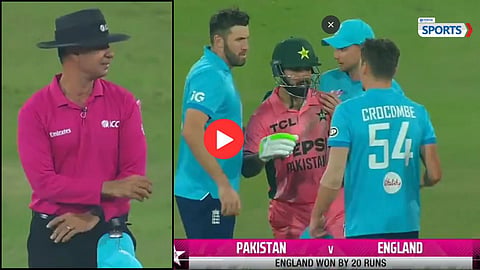 Pakistan vs England Shadab Khan LBW decision controversy