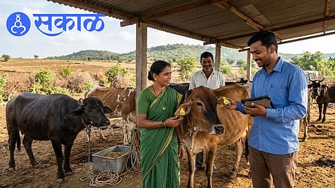 Maharashtra livestock insurance scheme 85 percent subsidy