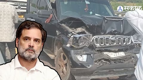 Rahul Gandhi Vehicles Accident 
