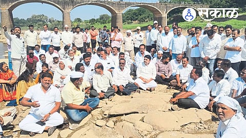 Krishna River water shortage in Sangli district