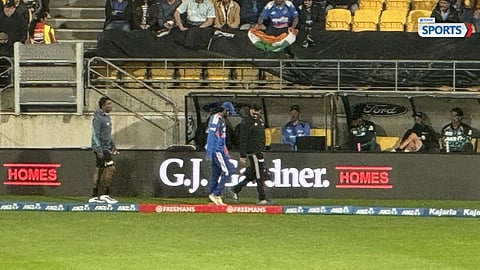 Tilak Varma suffers knee issue while fielding against New Zealand