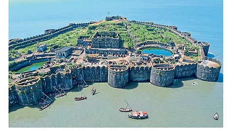 Murud-Janjira is the local name of a famous fort and tourist place situated on an island 