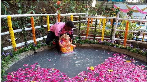 'तलाव आपल्या घरी'! वसईत 72 फिरत्या कृत्रिम तलावांच्या माध्यमातून होणार बाप्पाचे विसर्जन