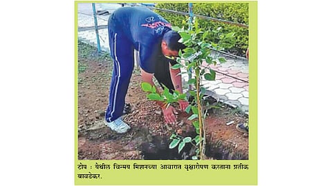 वडिलांच्या 56 वयाइतकी लावली झाडे! 