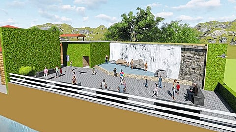 Planning of Artificial waterfall in Kankavali by Sammer Nalawade 