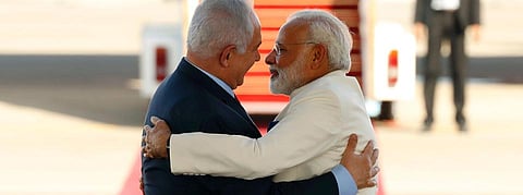 Benjamin Netanyahu and Narendra Modi 