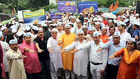 #SaathChal  उद्योगनगरीत भाविकांनी घेतली शपथ