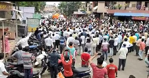 Funeral on Shivsena Deputy Leader Anil Rathore in ahmednagar