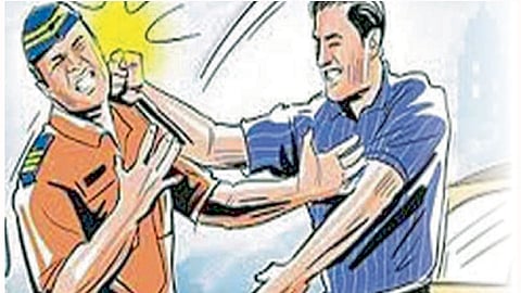 Beating-to-police