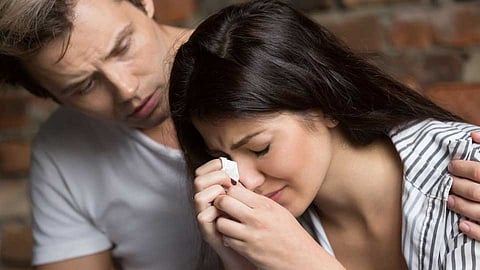 Being stressed about not having a baby