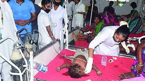 Childrens admitted in Hospitals