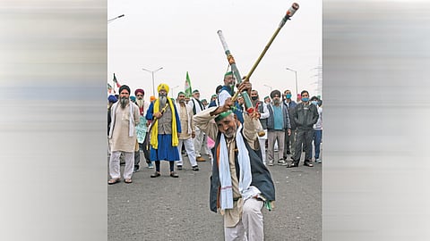 Delhi-Ghazipur Border in New Delhi