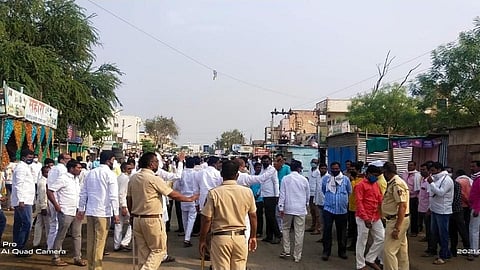 District Central Bank elections are underway and voting is underway for one seat in Sonpeth taluka.jpg
