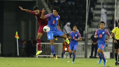 India hold Asian Champions Qatar to goal less draw in FIFA World Cup qualifiers
