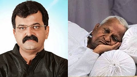 Jitendra Awhad Criticise on Anna Hajare