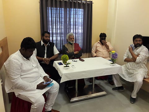Press Conference of Professor Jogendra Kawade of Peoples Republican Party of India