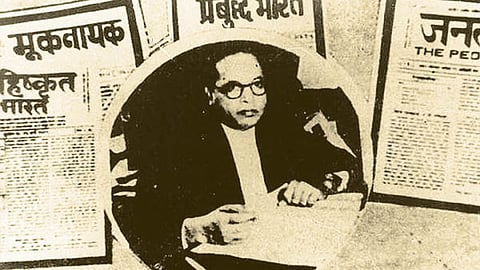 Babasaheb became the "voice" of the main community through Muknayak and made the untouchable community a hero.