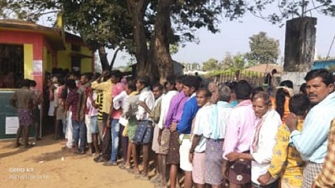 Second round of Elections done in Gadchiroli Latest News 