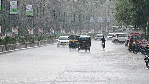 वादळी वाऱ्यासह पावसाचे बाळापूर शहरात थैमान