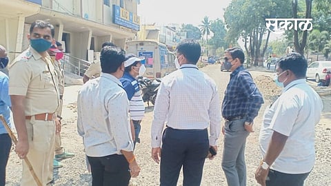 बारामतीत कोरोनाग्रस्तांचा वाढता आकडा पाहून प्रशासन उतरले रस्त्यावर