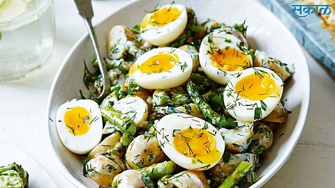 Potatoes And Eggs Salad Recipee In Marathi 