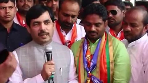 Shahnawaz Hussain criticizes Congress And NCP 