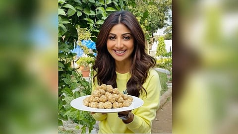 Shilpa shetty wishing fans makar sankratni in marathi on tiktok 