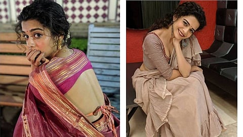 Mithila palkar shared photo in saree internet goes crazy 