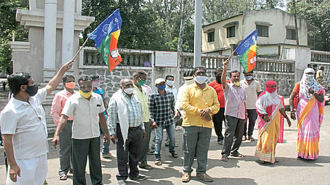 उत्तर प्रदेशमधील घटनेचे साताऱ्यात पडसाद; वंचित बहुजन आघाडी रस्त्यावर!