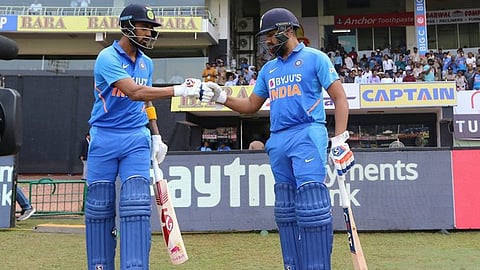 Rohit Sharma and KL Rahul has more average than Rohit and Shikhar Dhawan