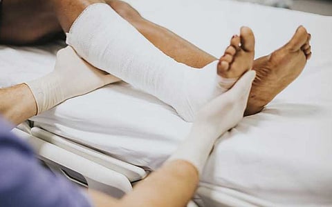labor seriously injured in accident in amravati