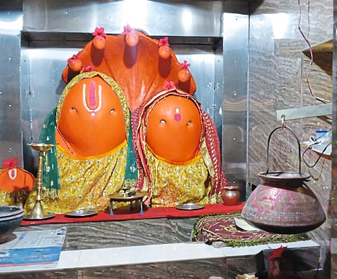 भगवान नृसिंहाची आकर्षक मूर्ती. 