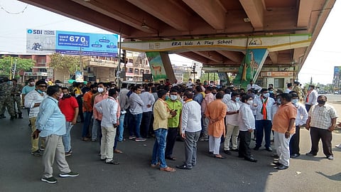 bjp agitation in Aurangabad