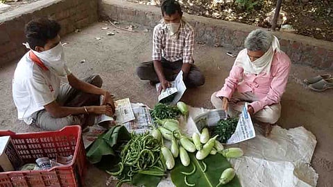 "लॉकडाउन'मध्ये संकल्पना...तरुणाने थाटला "ऑनलाइन' भाजीबाजार 