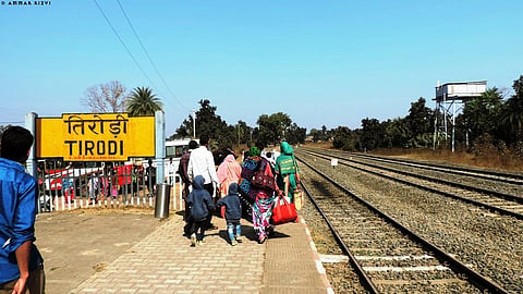 Electrification work of tirodi railway route is going on 