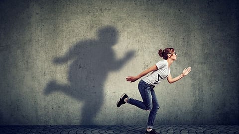farting woman