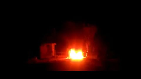 man burnt alive in love affair with women police angry villagers torched three police vehicles at up