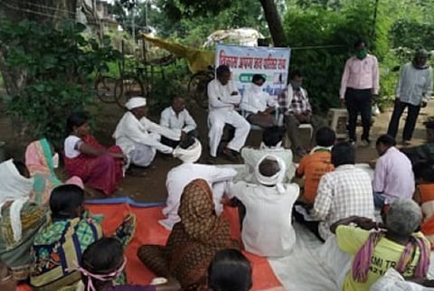 physically disable people from gadchiroli demand to give salary on time 