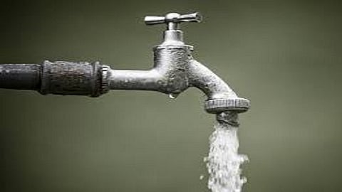 Tap water scheme reached this village after seven years 