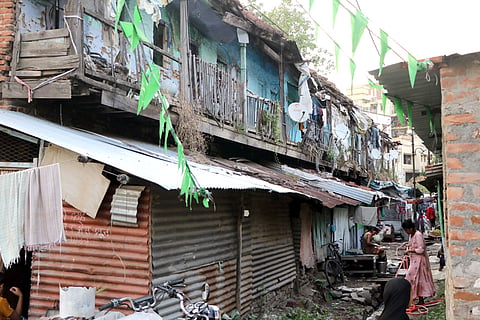 Dilapidated buildings