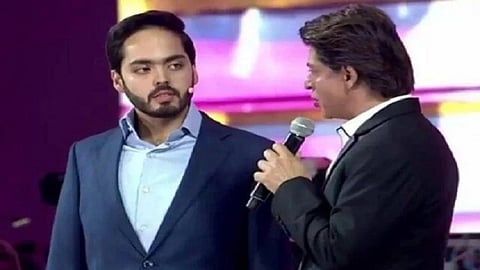 srk with anant ambani