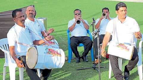 sindudurg Traditional instrument  khalu baja In dubai kokan marathi news