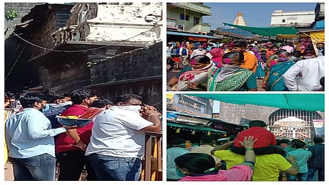 Fifty thousand devotees people on Jyotiba temple