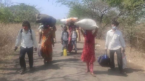 farm labor return to home from telangana due to chances of lockdown