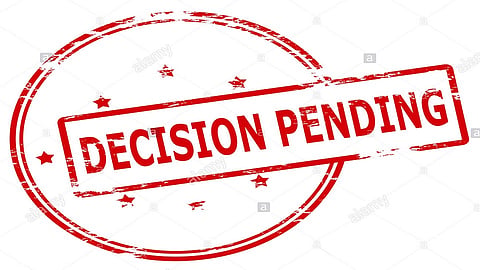 decision pending in belgaum but order from collector in belgaum