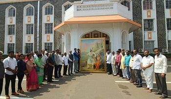 Chatrapatti Shivaji Maharaj Poster presentatin in Shivaji University