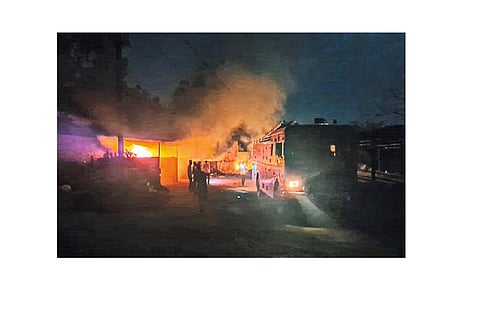 Third Time Fire At Solid Waste Project In Rajapur Ratnagiri Marathi News