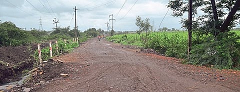  The roads are shiny; But the lack of facilities in Sangali 