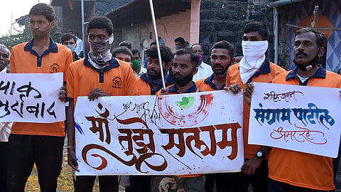 funeral of martyr Jawan Sangrampatil 