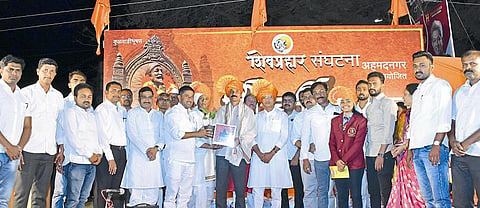 Popatrao Pawar says, Due to Chhatrapati's policies and strategies, water work was done